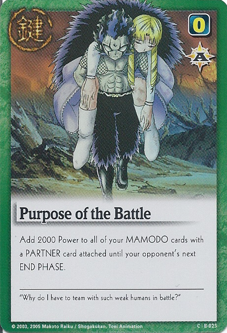 Purpose of the Battle